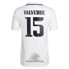 Officiële Voetbalshirt Real Madrid Valverde 15 Thuis 2022-23 - Heren